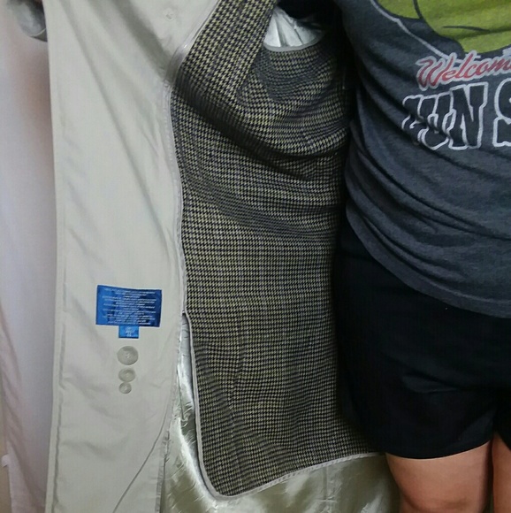 Towncraft beige size 44 long trench coat - Picture 5 of 8